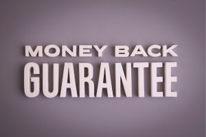 Image of the words Money Back Guarantee