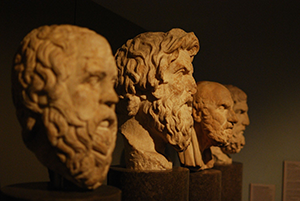 bust of Greek philosopher