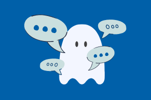 image of candidate ghosting