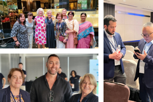 montage of attendees from NPAworldwide professional recruitment conferences